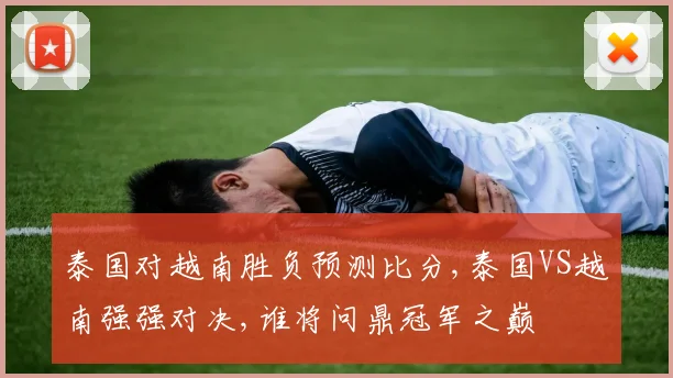泰国对越南胜负预测比分,泰国VS越南强强对决,谁将问鼎冠军之巅