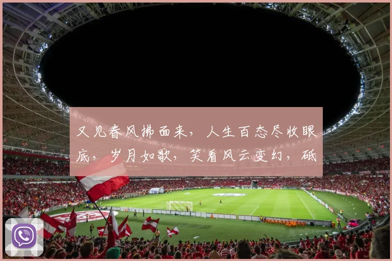 又见春风拂面来，人生百态尽收眼底，岁月如歌，笑看风云变幻，砥砺前行